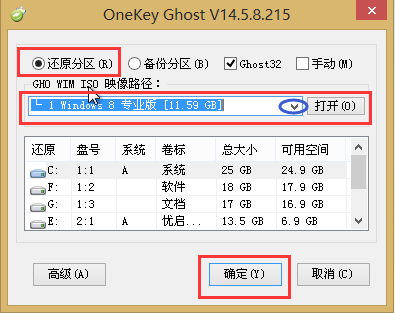 如何使用优启通PE桌面工具安装原版Win8系统？