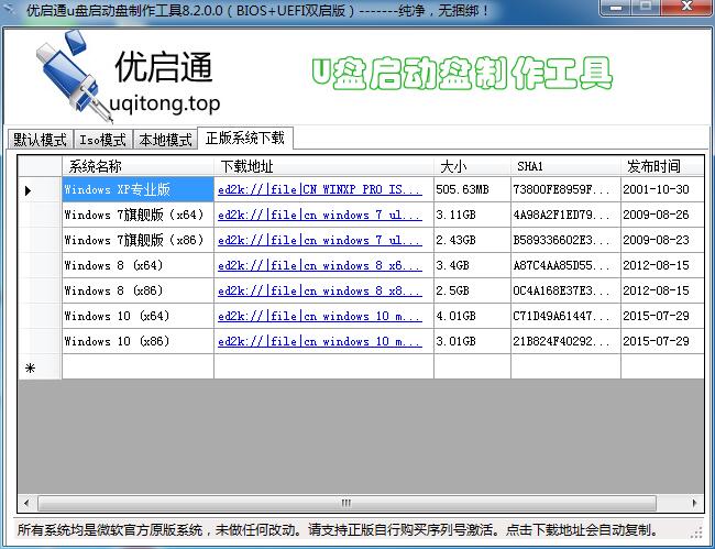 优启通u盘启动盘制作工具9.2BIOS+UEFI双启版